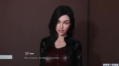 Streets of Sorcery XXXNinjas PC Gushing Brunette Cartoon Visual Novel