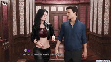 Streets of Sorcery XXXNinjas PC Gushing Brunette Cartoon Visual Novel