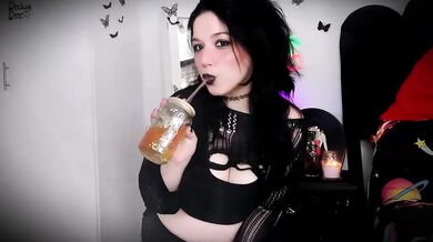 Goth fortune teller destroys your fate belly first vore roleplay