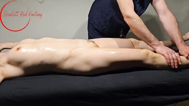 Chest therapy ruined by perverted masseur gushing orgasm