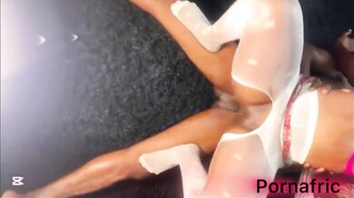 Big dick destroys dripping wet pussy doggystyle raw
