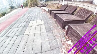 Wife pounded in electric bike cumshot public ride