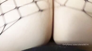 POV Rough big ass stepsister won't let me pull out during reverse cowgirl