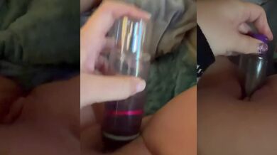 Girl gets destroyed fucking electric toothbrush till sloppy wet mess