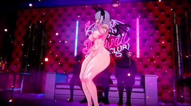 Anime dance funk2 leaked solo session with big ass big boobs blonde