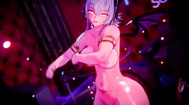 Anime dance funk2 leaked solo session with big ass big boobs blonde