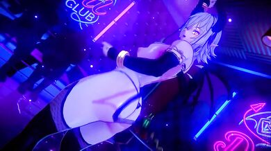 Anime dance funk2 leaked solo session with big ass big boobs blonde