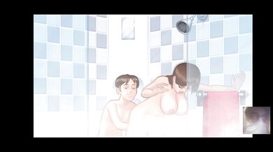 Step mom analingus in shower cum dump for big dick and milf