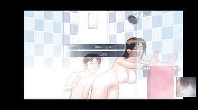 Step mom analingus in shower cum dump for big dick and milf