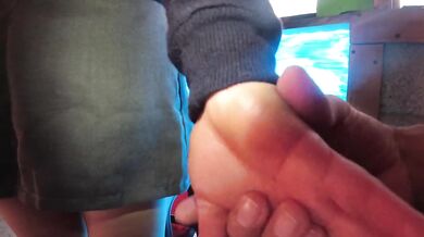 Amateur schoolgirl lifts her skirt for stepdaddy before class big ass gets fingered