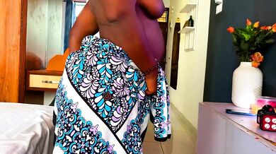 BBW ebony cowgirl riding creampie big phat ass rough hard sex