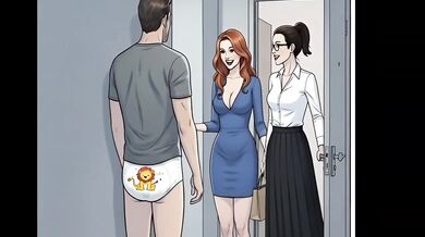 Desperate male bedwetting diaper punishment deepthroat dominates wetting roar