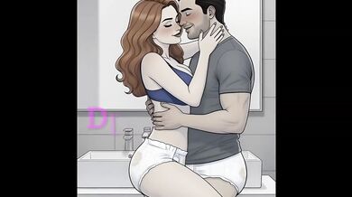 Desperate male bedwetting diaper punishment deepthroat dominates wetting roar