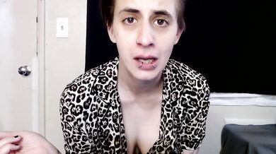 Snotty sneezes drown your cock in wet humiliation