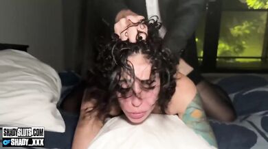 Submissive Latina Doll Gets Filthy Face Fucked Rough Hard Pounding