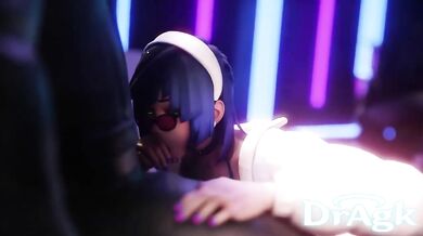 Yelan Xinqiu's wild girls night out with studs oral spanking thicc huge tits