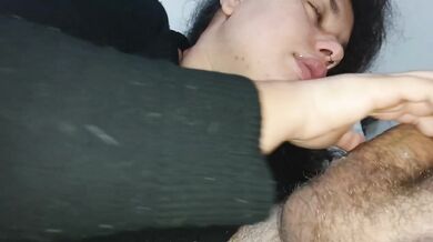 Insane sloppy wet rough blowjob she's a slave to deepthroating