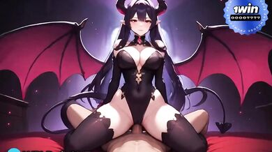 Insatiable Succubus Harem ruins me with demon queen gangbang