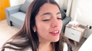 Face fucked deepthroat blowjob cumshot compilation screaming orgasm
