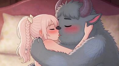 Lustful Monster Creampies Her Waking Up Cartoon Anal Hentai