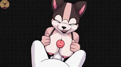 Big dick furry smashes creampie until cum drips from pussy
