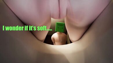 Neighbor freezes time while I shit then cums inside my ass