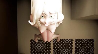 Neighbor freezes time while I shit then cums inside my ass