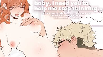 Cute girlfriend gushes cumming on your tongue with nerdy whispers and emotional tears