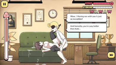 Teacher gets destroyed creampie while student watches