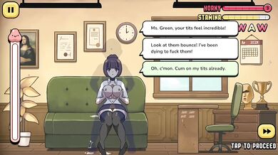 Teacher gets destroyed creampie while student watches