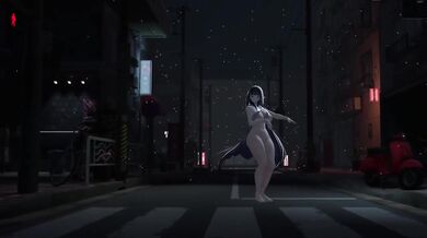 Elf VTuber nude Kpop dance in billionaire hentai MMD
