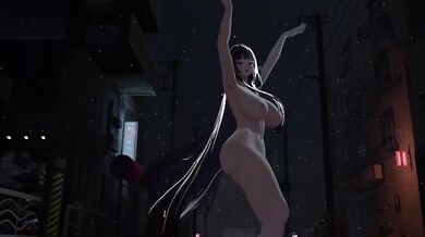 Elf VTuber nude Kpop dance in billionaire hentai MMD