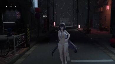 Elf VTuber nude Kpop dance in billionaire hentai MMD