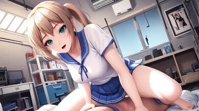 Nurse uniform deepthroat POV massive boobs creampie