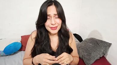Neighbor teases you while fingering her thick tits and ass sloppy latino moans