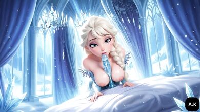 Naughty blonde anime slut cheats in favela rubs pink pussy raw sloppy fuck