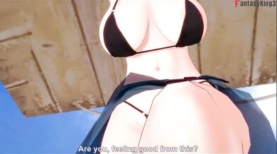Makima’s Ahegao Tits get ripped POV chainsaw fuck