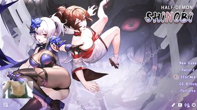 All human sex scene in this game half demon shinobi gets cum drenched kunoichi ass