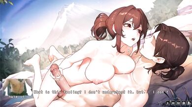 All human sex scene in this game half demon shinobi gets cum drenched kunoichi ass