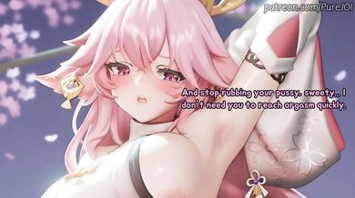 Special feminization training with Yae Miko destroy her as sissy JOI