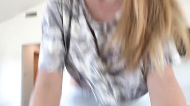 Step sis big tits gets her way throat deep multiple creampies