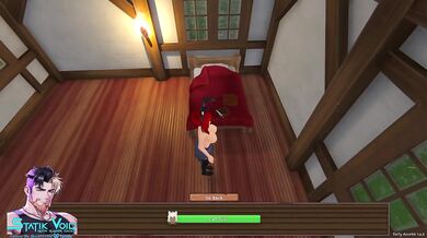 Monster Girl Fisting Destroyed Redhead Schoolgirl in Hentai Game