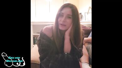 Your cuckolded girlfriend deepthroats bigger cock till disappointed pussy drips