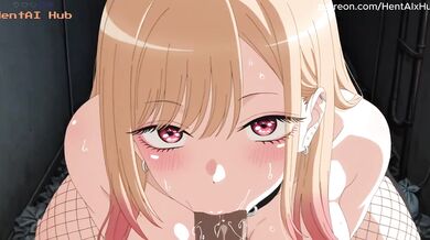 Marin Kitagawa’s Cheating Hentai Rough Sex Roughly Destroyed