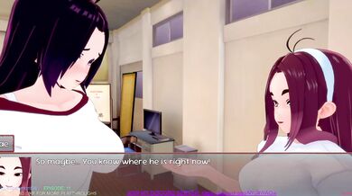 Giantess college sluts shove Van in their holes