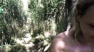 Public beach anal ruined by creamy load deep inside wife