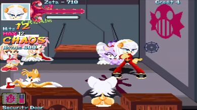 Sonic gets his cock buried in Amy Rose during hentai gameplay