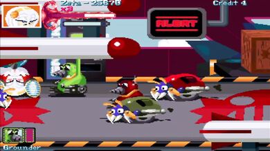 Sonic gets his cock buried in Amy Rose during hentai gameplay