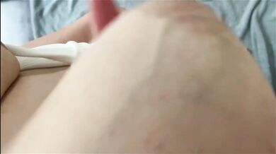 POV Blonde Fingers Pussy Hard Until Shaking Orgasm Cum