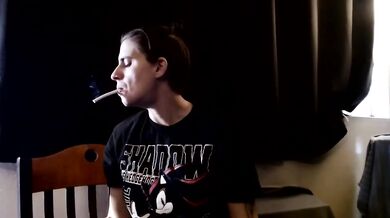 Abby and Anna power smoking compilation MILF lesbian heavy smoker